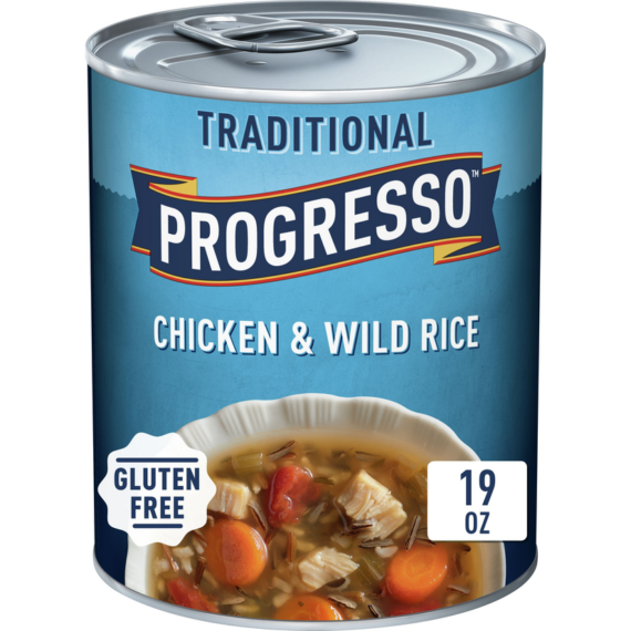 Progresso Traditional Gluten Free Chicken And Wild Rice Canned Soup