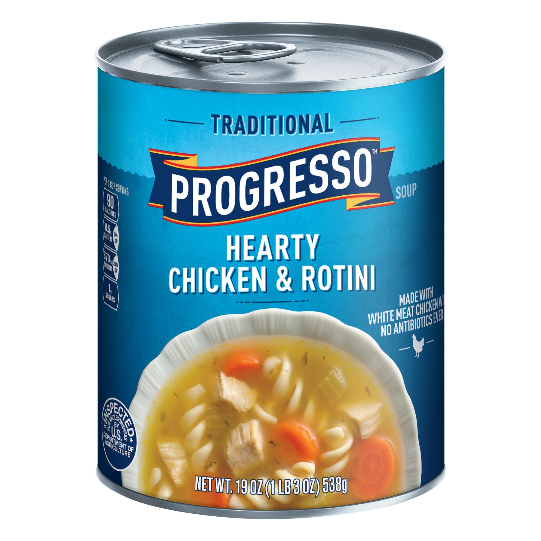 Progresso Traditional Hearty Chicken & Rotini Soup - 19oz