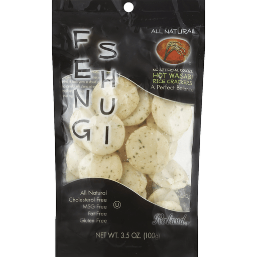 Roland Feng Shui Rice Crackers, Hot Wasabi