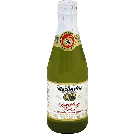 Martinelli's Gold Medal Sparkling Cider 8.4 Fl. Oz. Glass Bottle