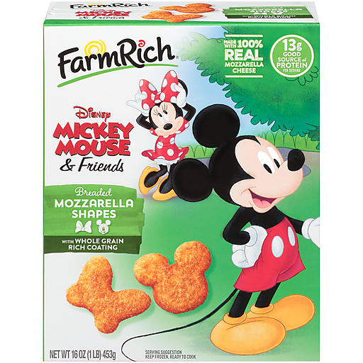 Farm Rich Disney Breaded Mozzarella Shapes