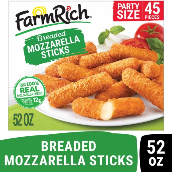Farm Rich Frozen Breaded Mozzarella, 24 Oz