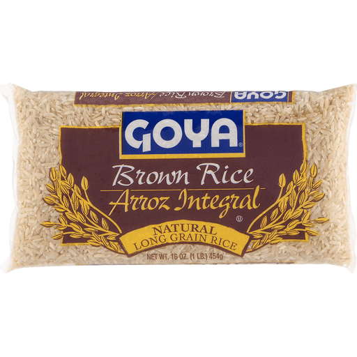 Goya Brown Rice, Long Grain 16 Oz