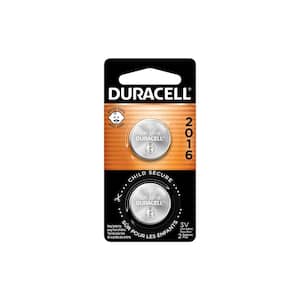 CR2016 3V Lithium Battery, 2 Count Pack, Bitter Coating Helps Discourage Swallowing