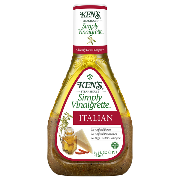 Ken's Steak House Simply Vinaigrette Italian Dressing 16 Fl Oz