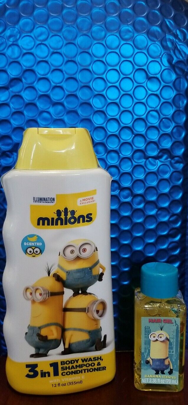 BCL Kids NEW* Despicable Me Minions🍌 Scented 3 N1 Shampoo/Conditioner/Body Wash & Bonus