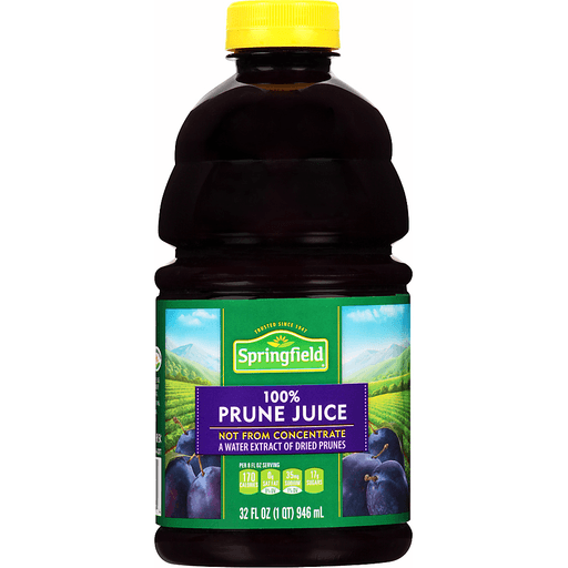 Springfield 100% Prune Juice 32 Fl. Oz. Bottle