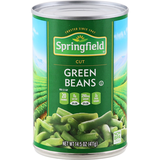 Springfield Cut Green Beans 14.5 Oz