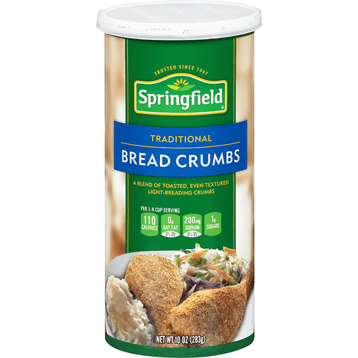 Spring Field Traditional Bread Crumbs 15 Oz. Cannister