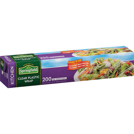 Springfield Clear Plastic Wrap 200 Sq. Ft. Box