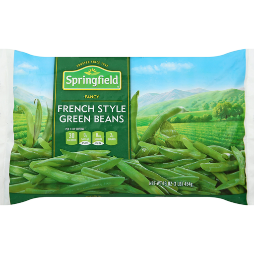 Springfield Fancy French Style Green Beans 16 Oz