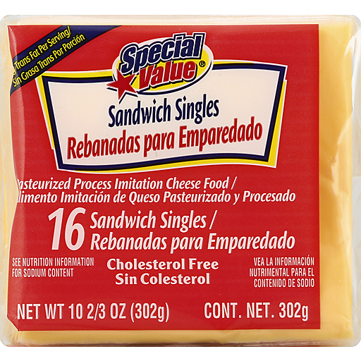 Special Value Sandwich Singles