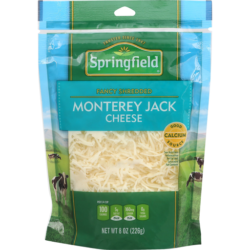 Springfield Fancy Shredded, Monterey Jack