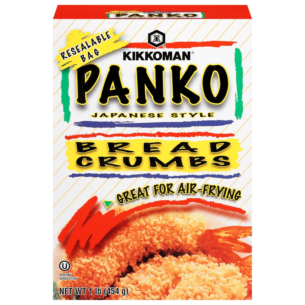 Kikkoman Panko Japanese Style Bread Crumbs 1 Lb. Box