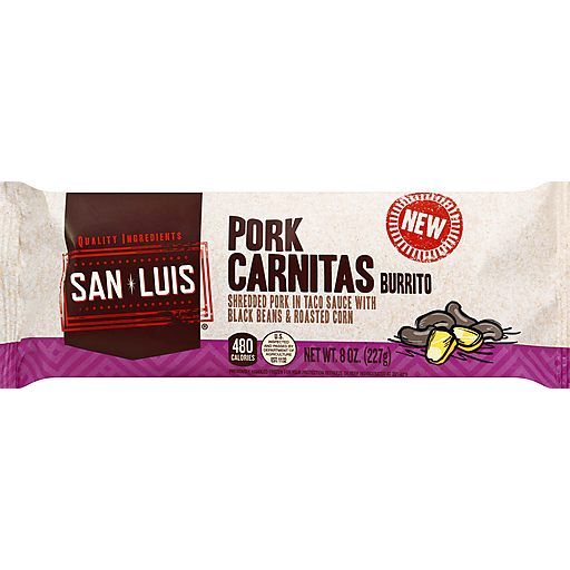 San-Luis Burrito Pork Carnits 8 Oz