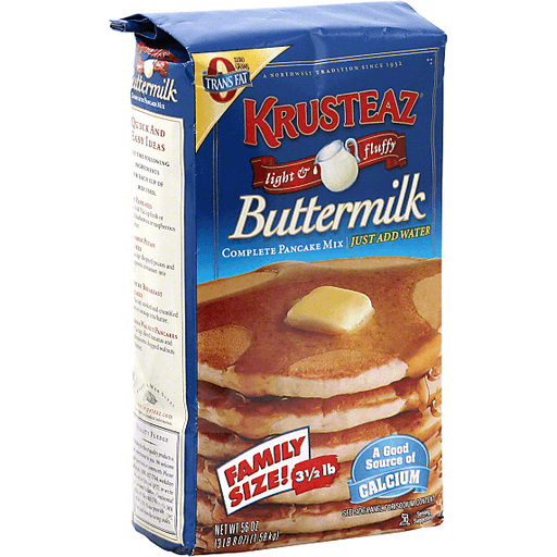 Krusteaz Pancake Mix, Complete, Buttermilk, Family Size