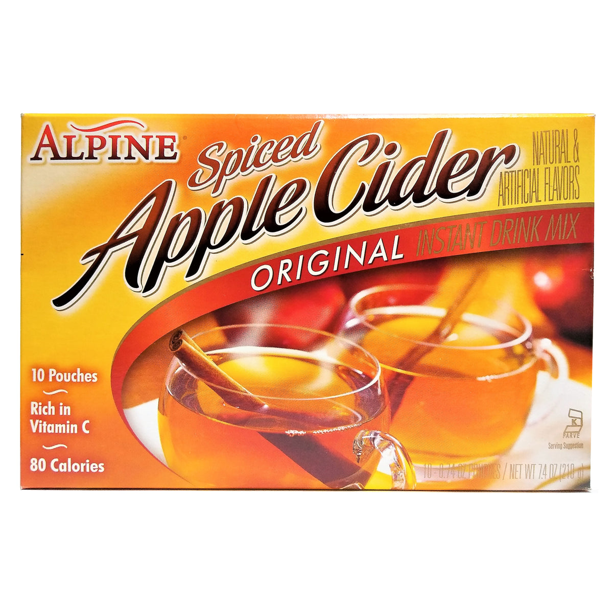 Alpine Spiced Cider Instant Drink Mix Original Apple Flavor - 10ct