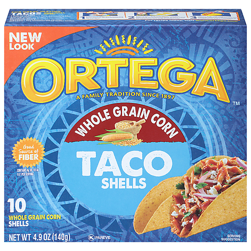 Ortega Taco Shells Whole Grain Corn