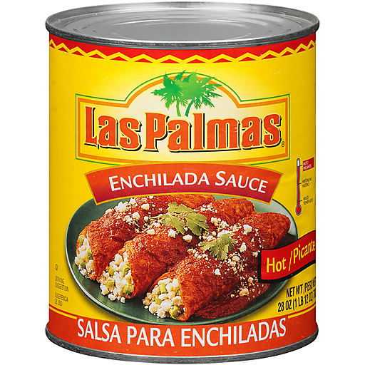 Las Palmas Hot Enchilada Sauce 28 Oz. Can