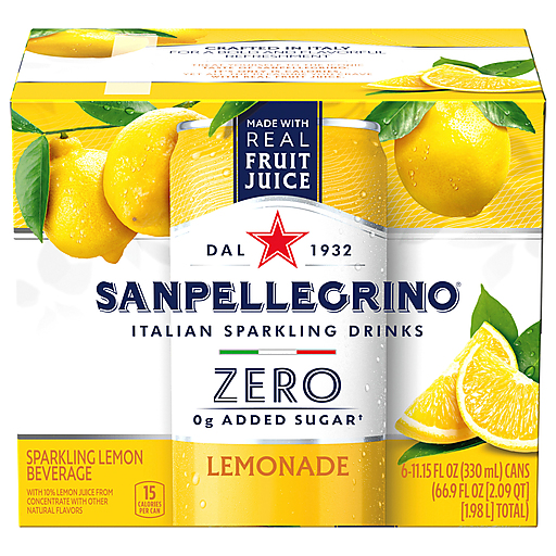 Sanpellegrino Zero Sugar Lemonade Italian Sparkling Drink