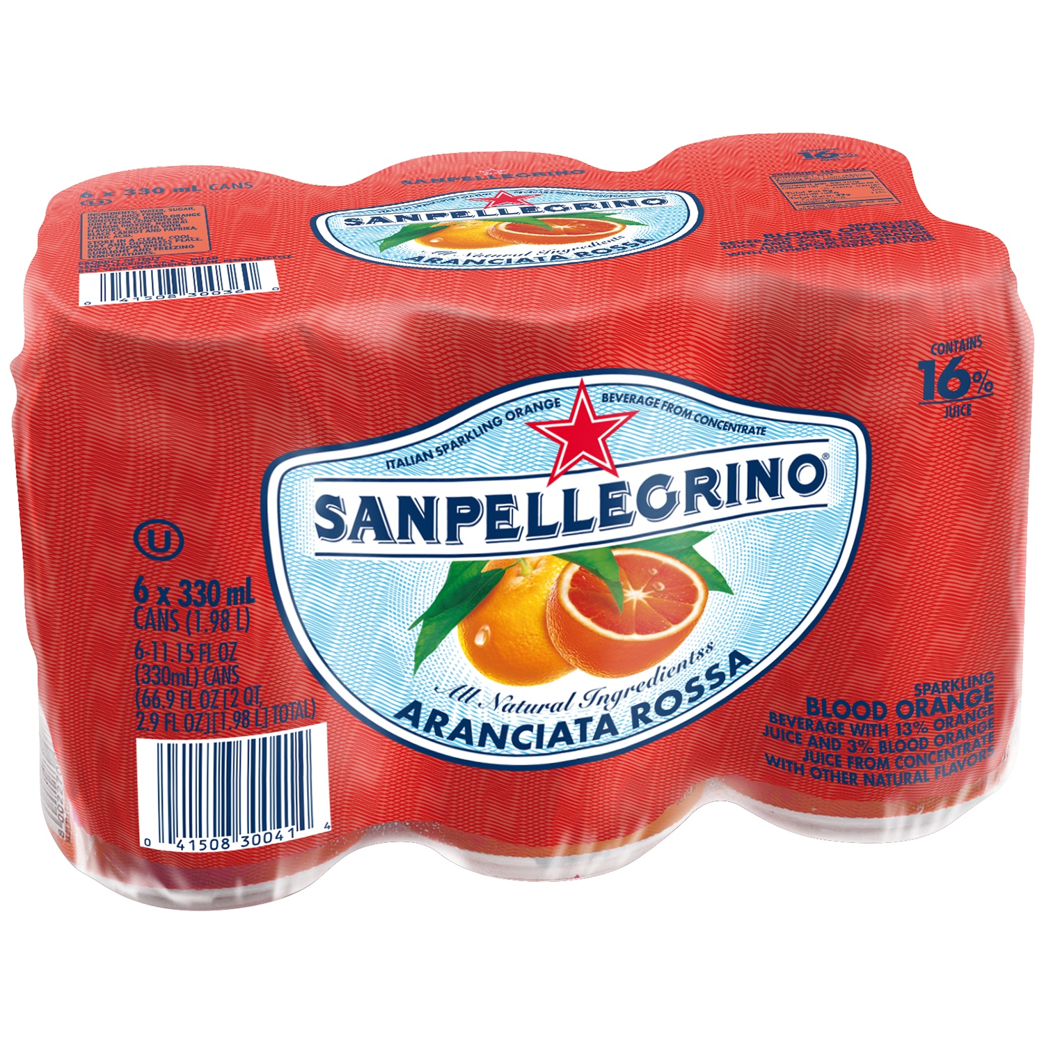 Sanpellegrino San Pellegrino Sparkling Blood Orange Fruit Beverage