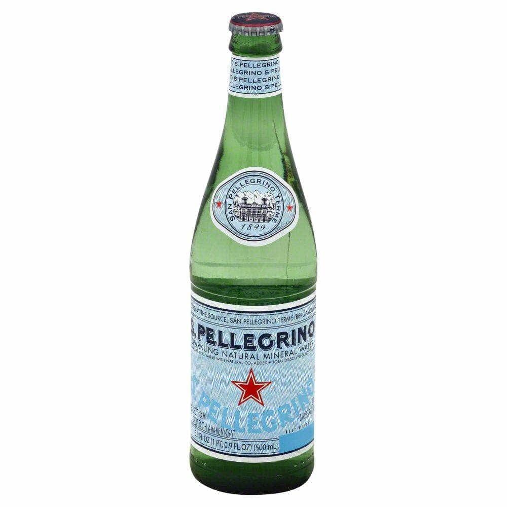 San Pellegrino S.Pellegrino Sparkling Natural Mineral Water, 16.9 Fl Oz. Glass Bottle