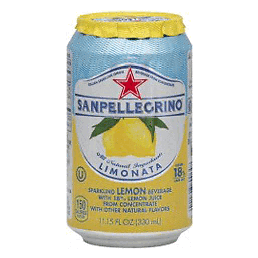 Sanpellegrino Lemon Italian Sparkling Drinks, 11.15 Fl Oz. Can