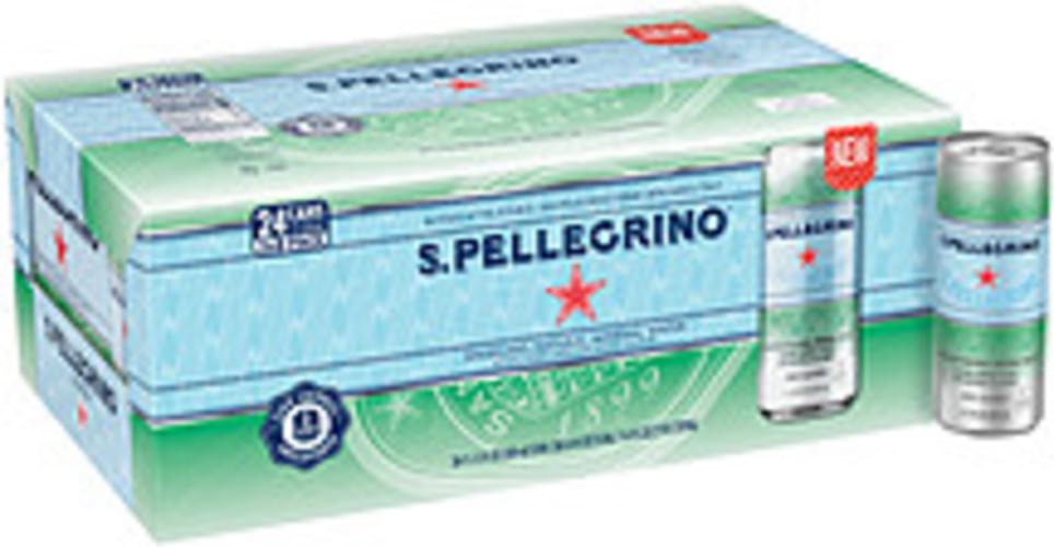 S. Pellegrino Essenza S.Pellegrino Sparkling Natural Mineral Water, 11.15 Fl Oz Cans