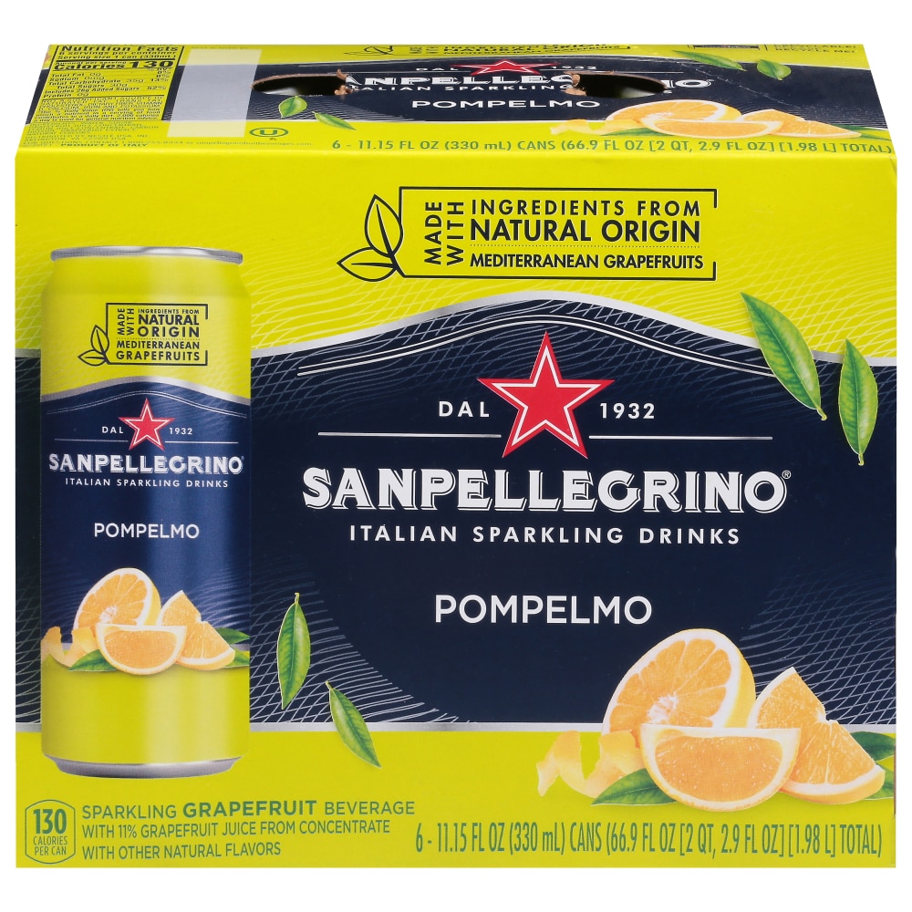 Sanpellegrino Sparkling Drinks, Italian, Pompelmo