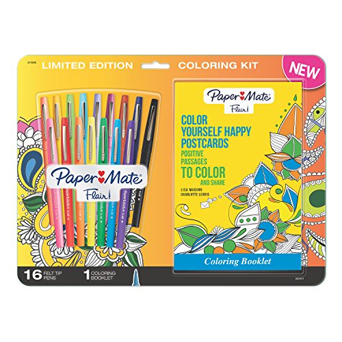Paper Mate Flair Coloring Kit 17pc