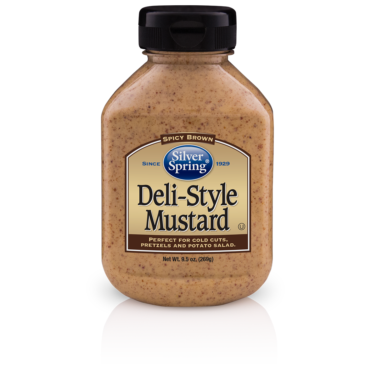 Silver Spring Squeeze Deli Style Mustard, 9.5 Oz