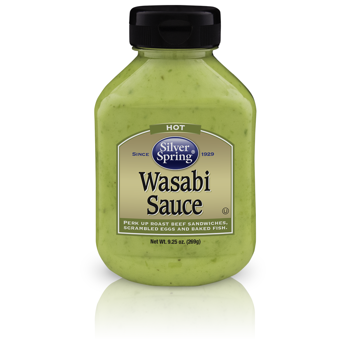 Silver Spring Wasabi Sauce, Hot 9.25 Oz
