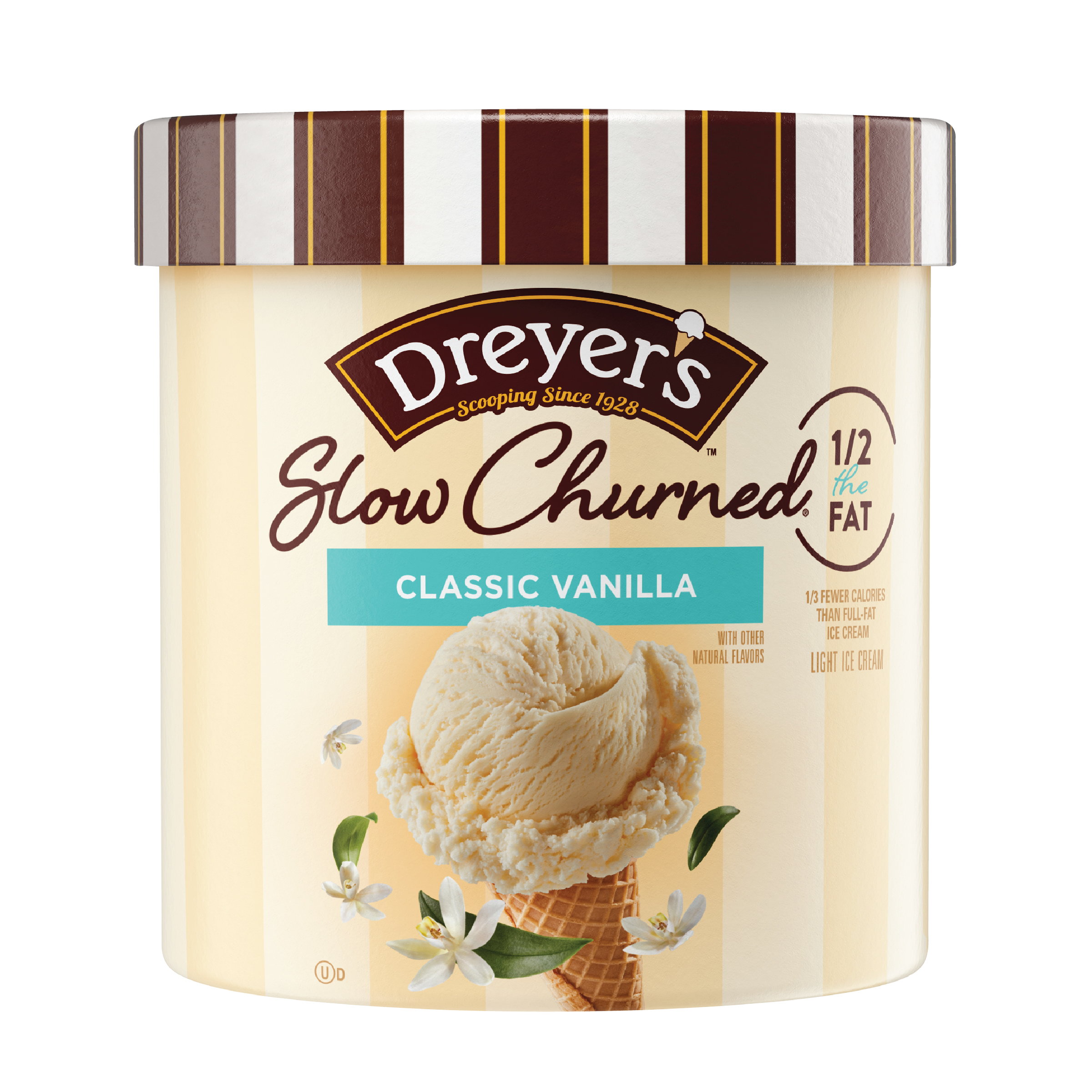 Edy's Dreyer's/Edy's Slow Churned Classic Vanilla Light Ice Cream Tub