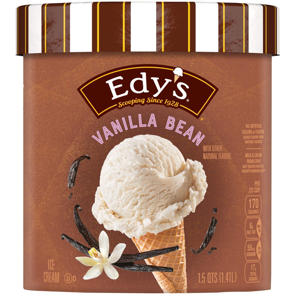 Edy's Dreyer's/Edy's Vanilla Bean Grand Ice Cream 1.5-qt
