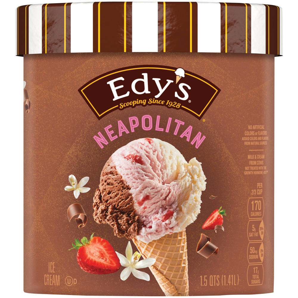 Edy's Grand Neapolitan Ice Cream 1.5qt