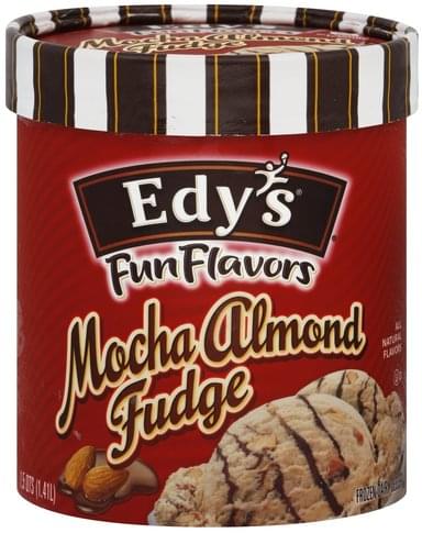 Edy'S/Dreyer'S Rocky Road Collection Mocha Almond Avenue Ice Cream, 1.5 Quarts