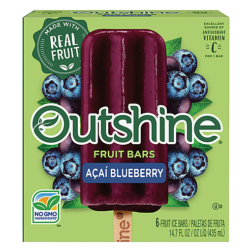 Outshine Acai Blueberry Fruit Bars - 14.7 Fl Oz