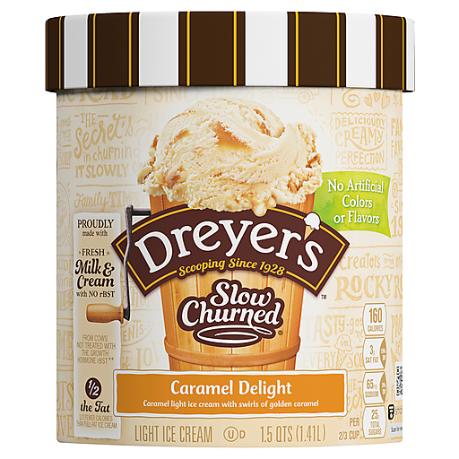 Dreyer's Edy's Slow Churned Caramel Delight Ice Cream 1.5 Qt