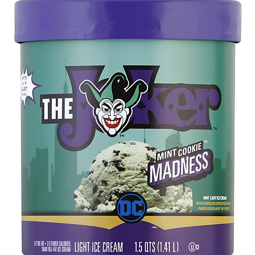 DC Light, Mint Cookie Madness, The Joker Ice Cream - 1.5 QT