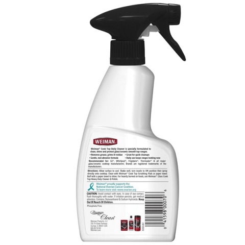 Weiman Cook Top Daily Cleaner, 12 Fl Oz