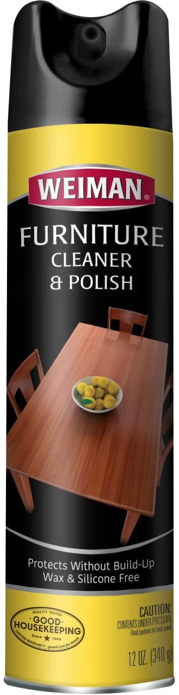 Weiman Wood & Furniture Cleaner & Polish,12 Oz