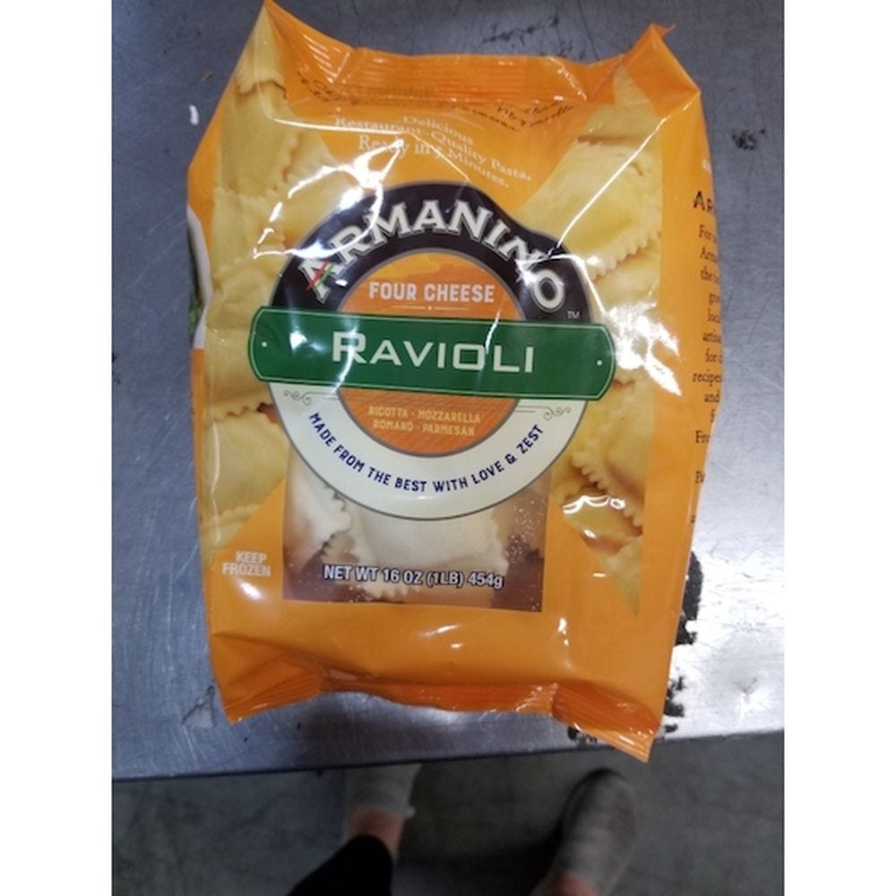 Armanino Four Cheese Ravioli, 1 Pound -- 10 Per Case