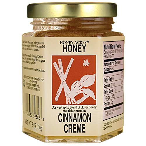 Honey Acres Creme, Cinnamon, 8 Ounce