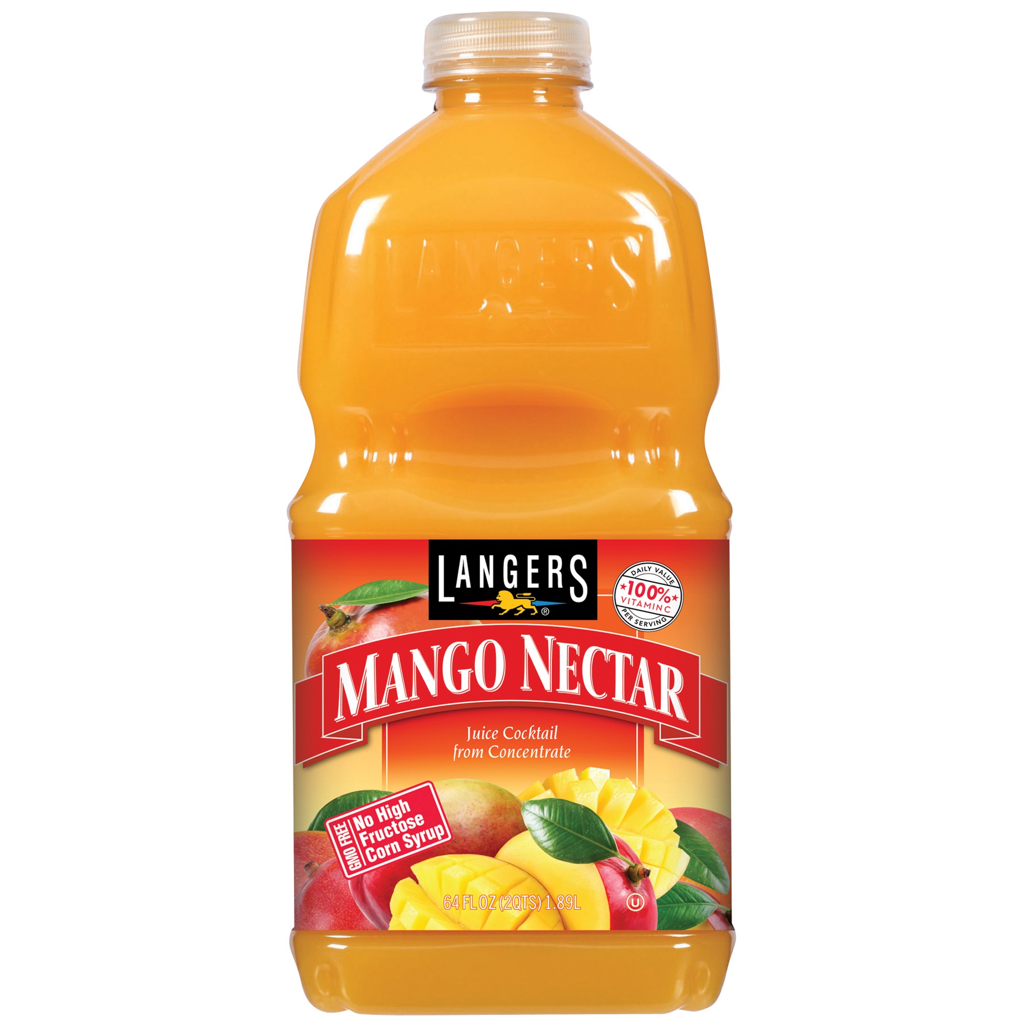 Langers Mango Nectar Juice 64 Fl Oz