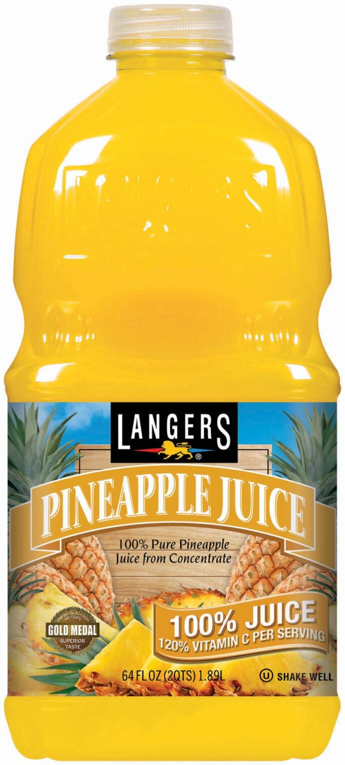 Langers 100% Juice With Vitamin C, Pineapple, 64 Fl Oz