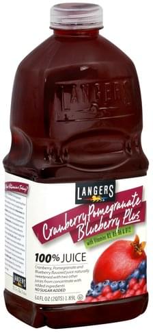 Langers 100% Juice, Cranberry Pomegranate Blueberry Plus