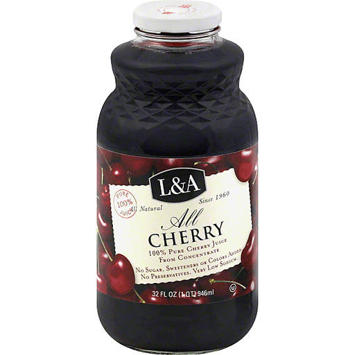 L&A L & A All Cherry Juice - 32 Oz