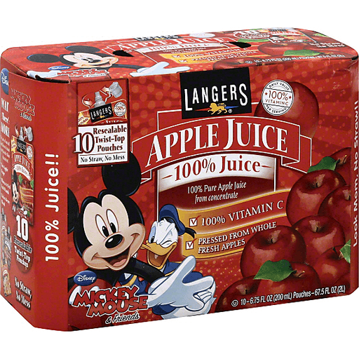 Langers 100% Juice, Pure, Apple