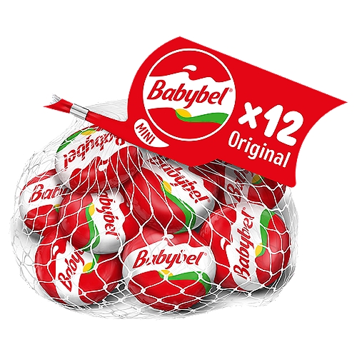 Babybel Semisoft Cheese, Original, Mini