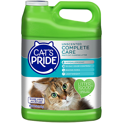 Cat's Pride C47710-C40 Fresh & Light Ultimate Care Unscented Multi-Cat Litter, 10 Lb